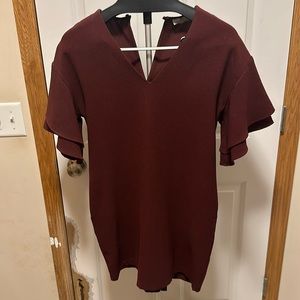 Pretty flutter sleeve dress